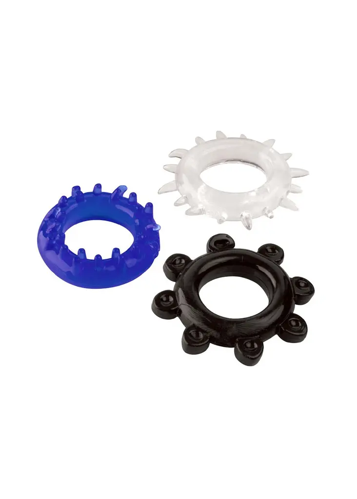Набір ерекційних кілець Triple C-Ring Set Color - фото 2
