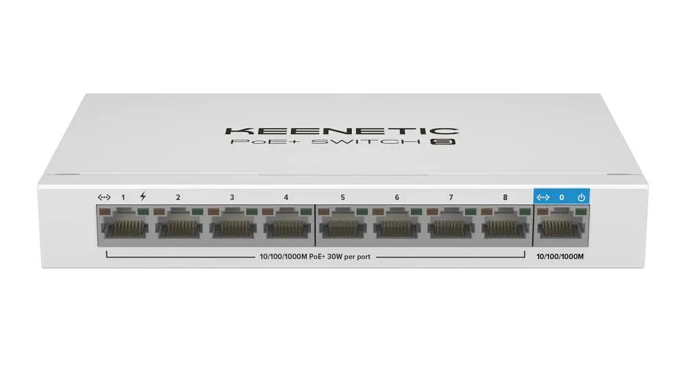 Коммутатор неуправляемый Keenetic PoE+ Switch 9 KN-4710 - фото 2