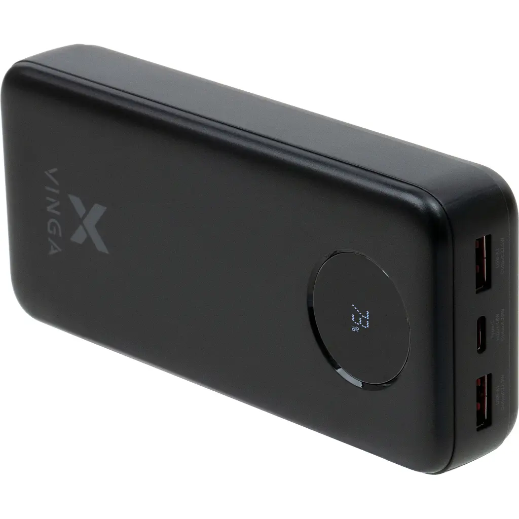 Батарея універсальна Vinga 20000 mAh 22.5W Display Black (VPBB2022) - фото 6