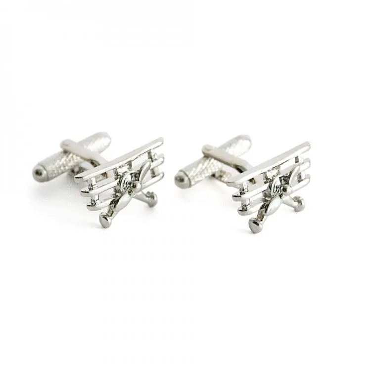Запонки у вигляді Кукурузника Handmade acs0005909 - фото 4