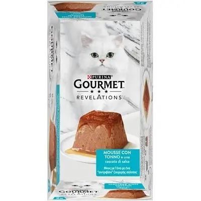 Паштет для котів Purina Gourmet Revelations мус з тунцем 2х57 г (8445291938014) - фото 3