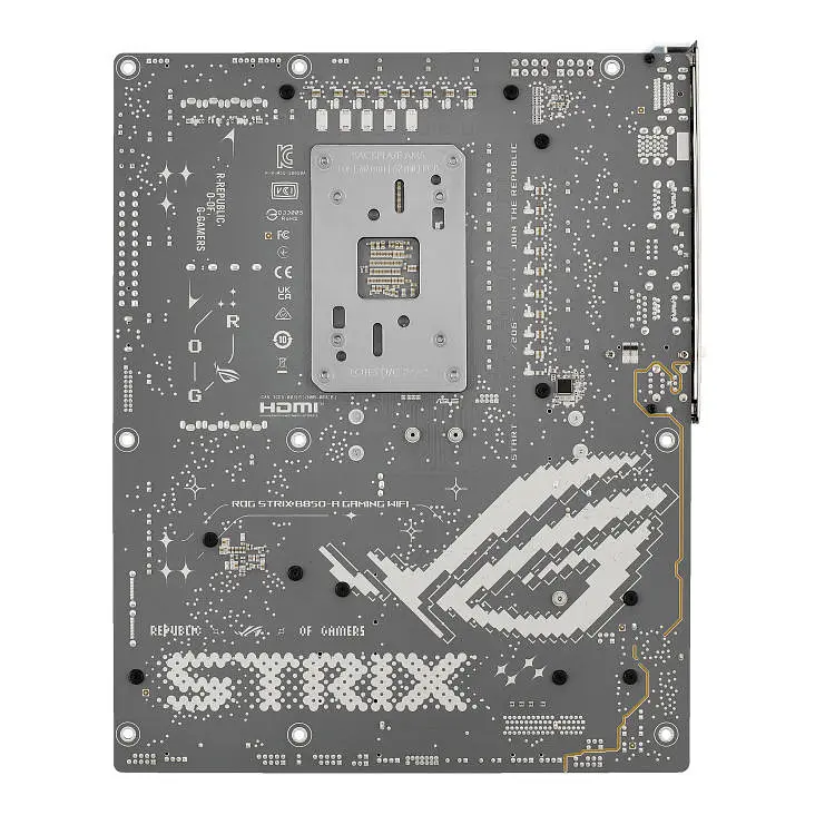ASUS Материнська плата ROG STRIX B850-A GAMING sAM5 B850 4xDDR5 M.2 HDMI DP Wi-Fi BT ATX білий - фото 8