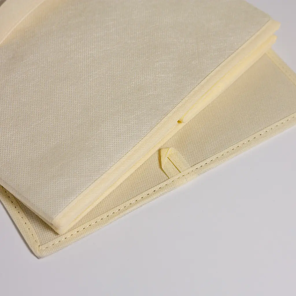Ящик для зберігання МВМ My Home текстильний 280x280x280 мм бежевий (TH-08 BEIGE) - фото 3