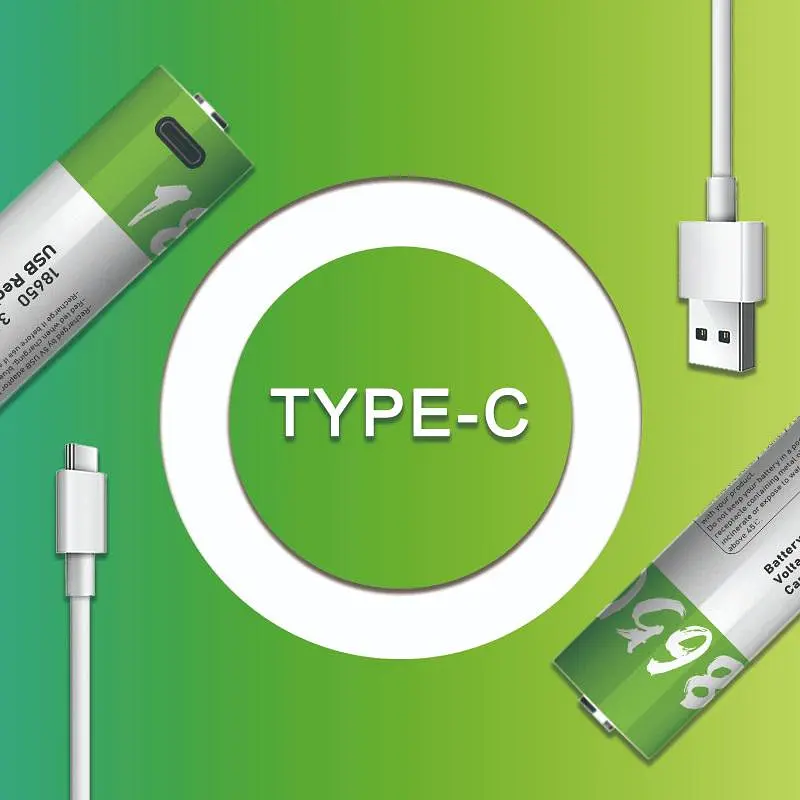 Акумулятор 18650 Smartoools 2000 mAh 3.7V батарейка із вбудованою зарядкою Type-C - фото 7