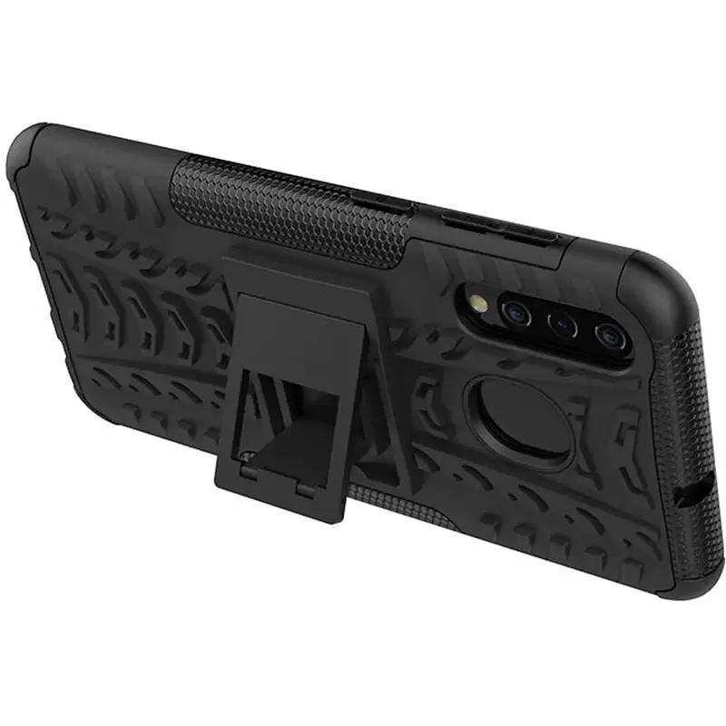 Чохол-накладка Toto Dazzle Kickstand 2 in 1 Case Samsung Galaxy A30s/A50/A50s Black - фото 6