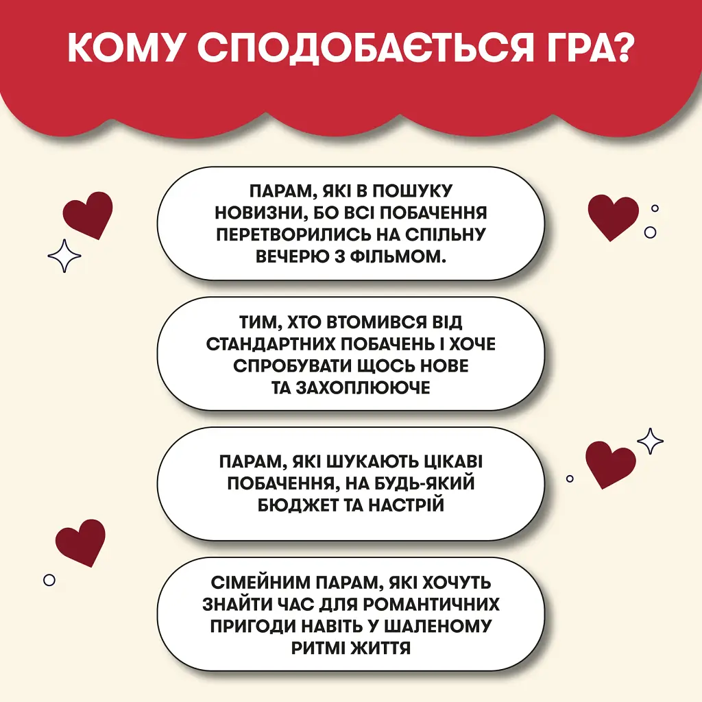 Гра для закоханих «100 неймовірних побачень» - фото 8