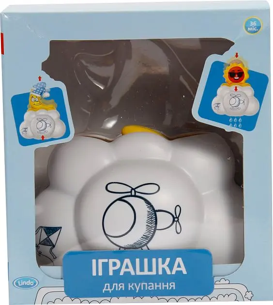 Іграшка для купання Lindo Хмара-місяць (8366-50A) - фото 4