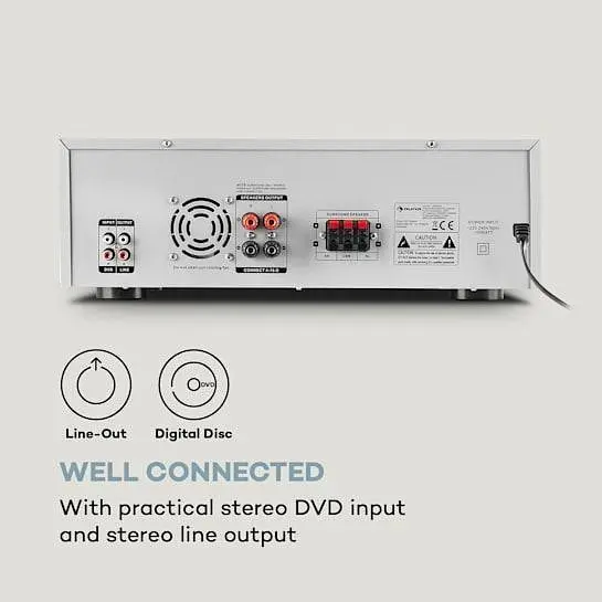 Стерео усилитель Auna AMP 3800 BT 5.0 Hi-Fi (10036139) - фото 3
