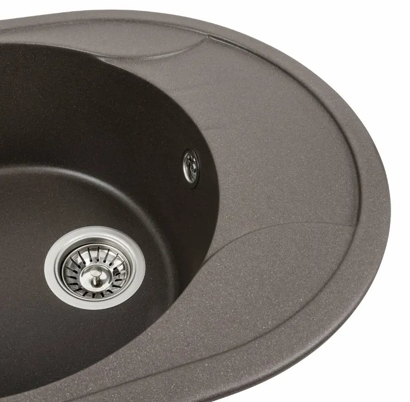 Кухонна мийка Platinum 5847 ONYX матова Темна скеля (SP000039616) - фото 4