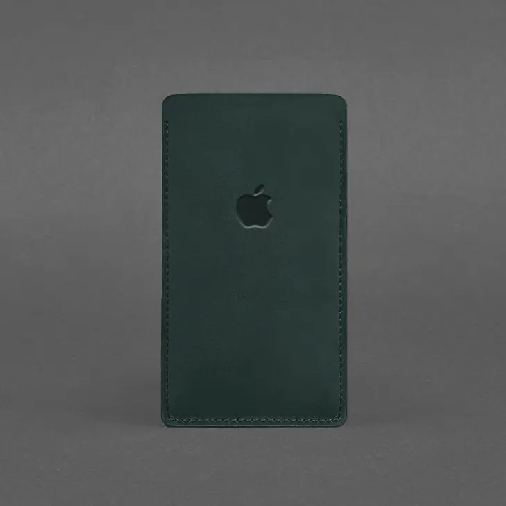 Кожаный чехол для iPhone 11 Зеленый Crazy Horse - фото 4