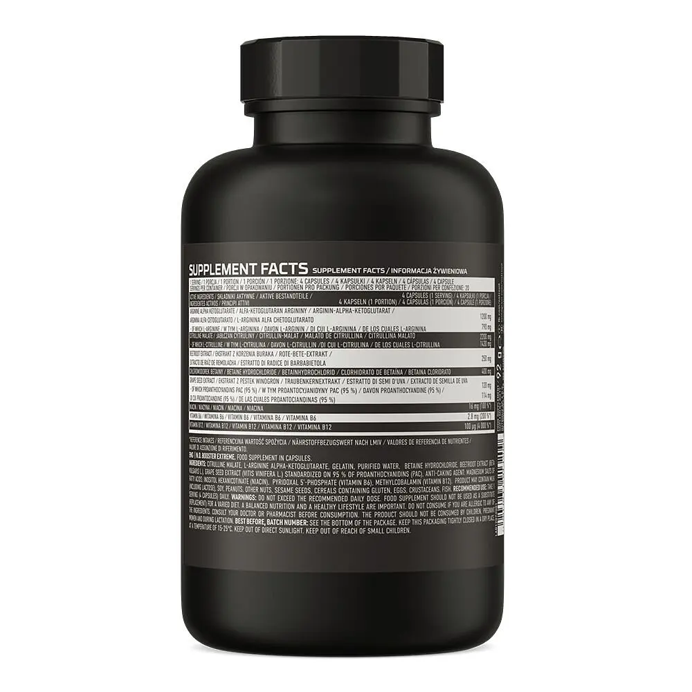 Передтренувальний комплекс OstroVit N.O. Booster Extreme, 80 капсул - фото 2