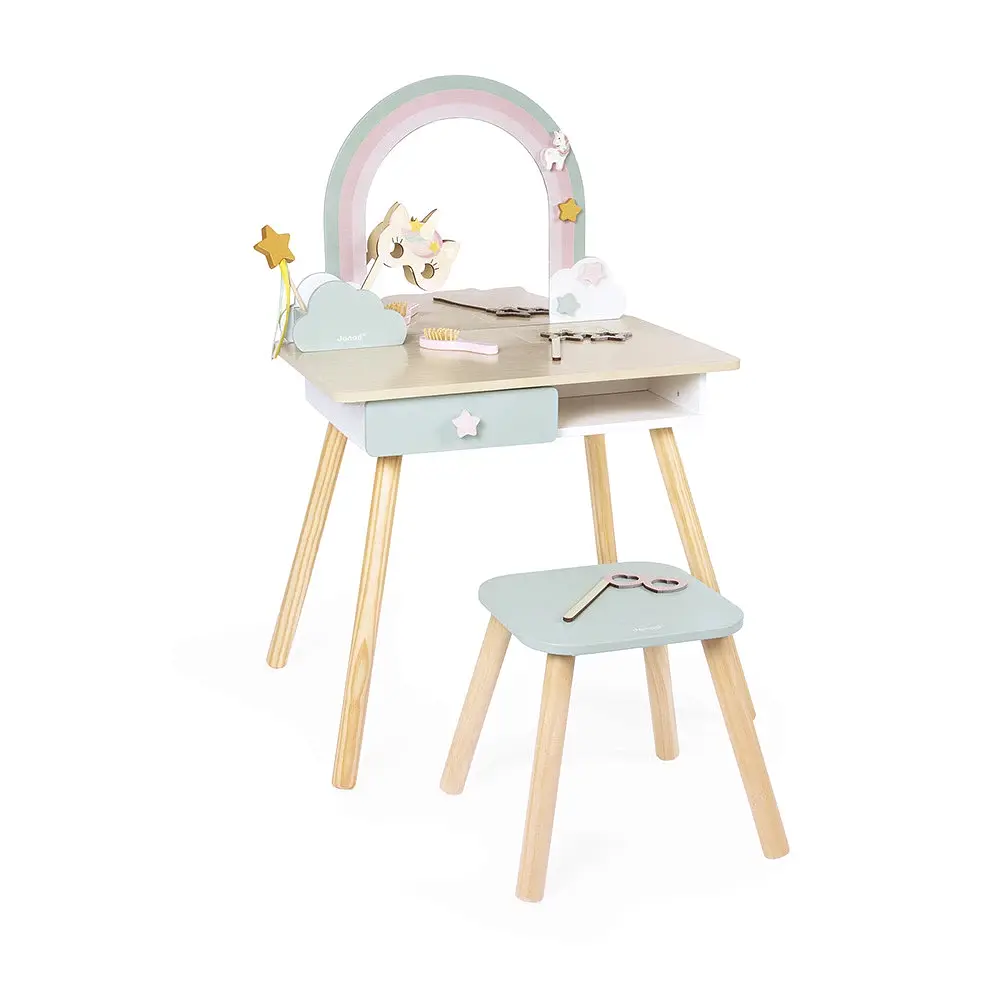 Игровой набор Туалетный столик Единорожки Janod det0018462 - фото 2
