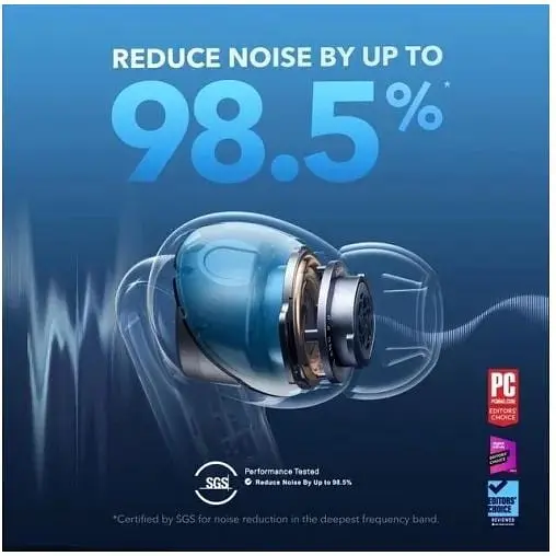 Бездротові навушники Anker Soundcore Liberty 4 NC чорні - фото 2