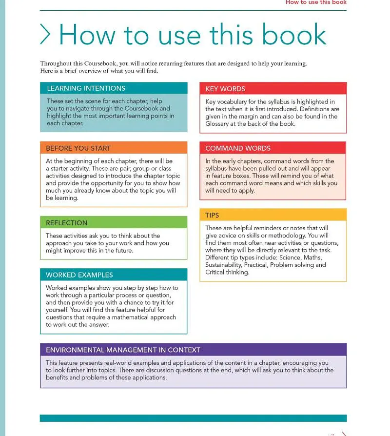 Cambridge IGCSE and O Level Environmental Management Coursebook with Digital Access (2 Years) (2nd Edition) - Гері Скіннер - фото 4