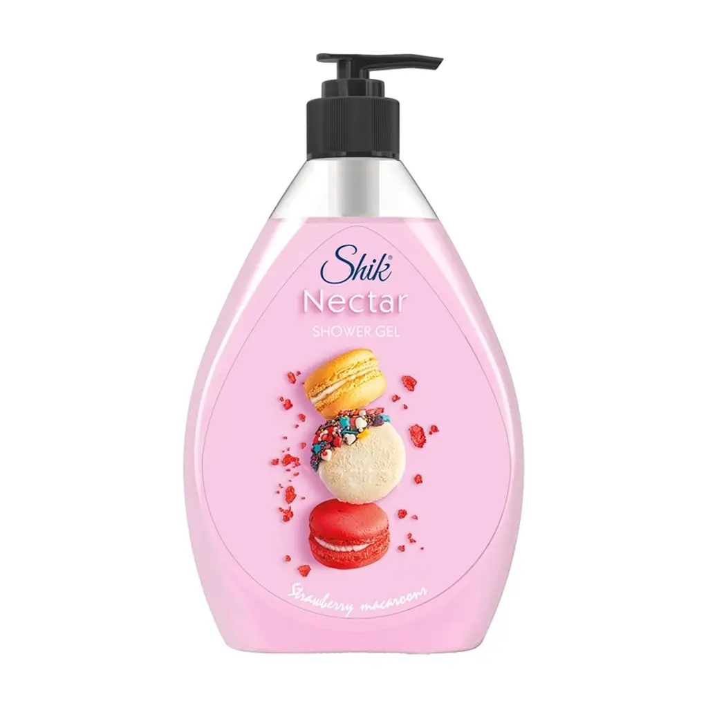 Гель для душу Shik Nectar Strawberry Macaroons 900 г (4823107606984)