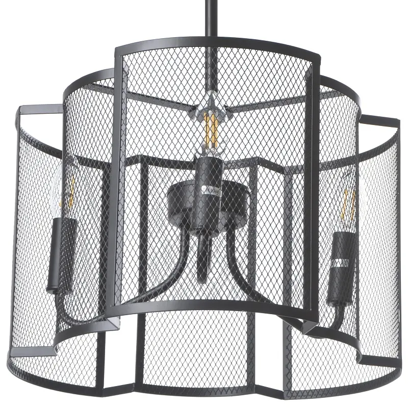 Люстра Brille лофт E14 40W BK (BL-400S/3) - фото 3