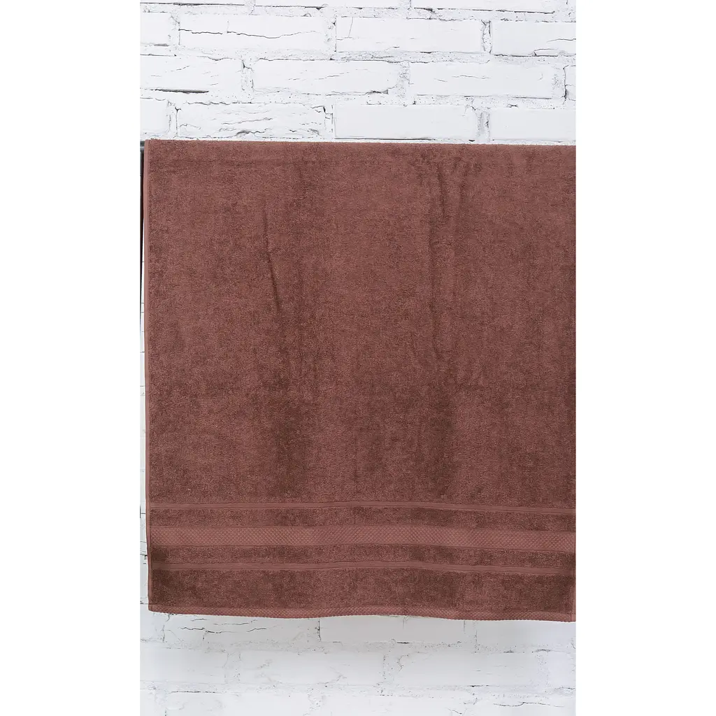 Банний рушник №5001 SoftNess Brown, 140х70 см (2200003182156) - фото 2