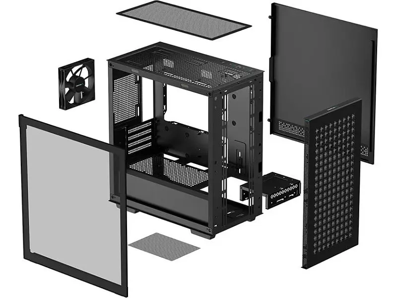 Корпус Deepcool CH370 Black (R-CH370-BKNAM1-G-1) - фото 10