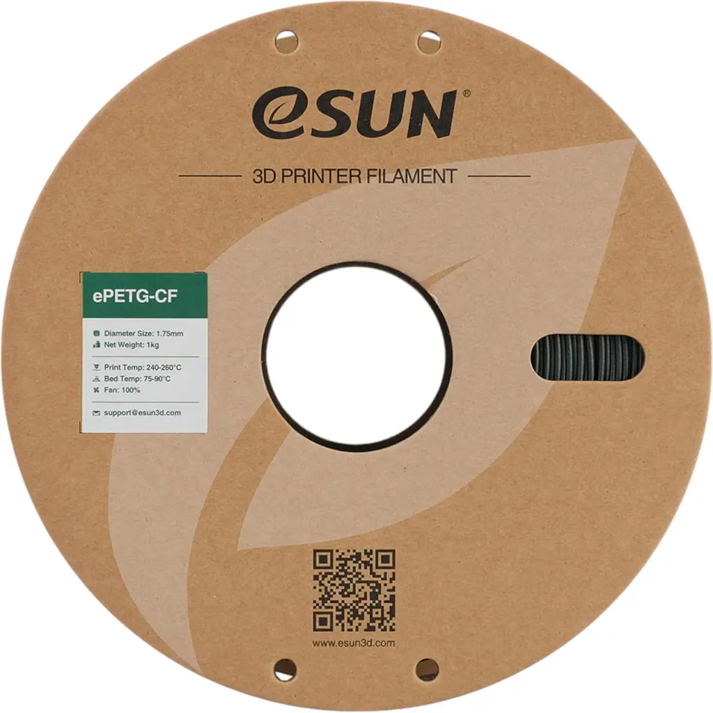 Пластик для 3D-принтера eSUN ePETG-CF 1,75mm 1kg BLACKISH GREEN (EPETG-CF-P175BG1) - фото 2