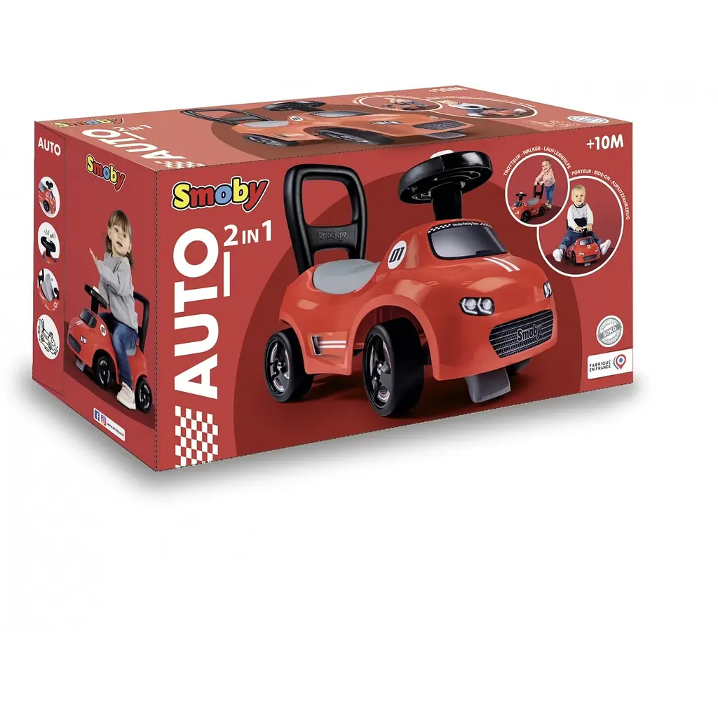 Машина для катання малюка Smoby Toys 54х27х40 см червона (720541) - фото 2
