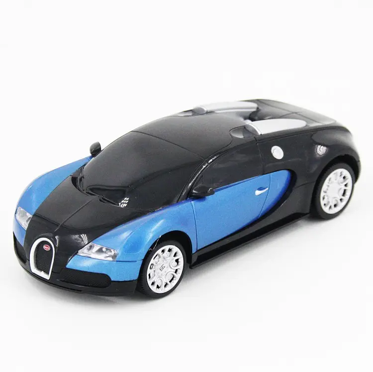 Машинка робот акумуляторний трансформер на радіокеруванні автобот 28 см Bugatti Veyron синій