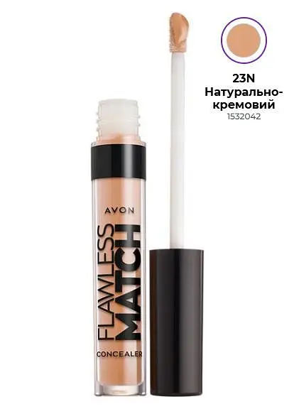 Консилер для обличчя Avon «Бездоганний тон» 23N Натурально-кремовий, 3 мл - фото 2