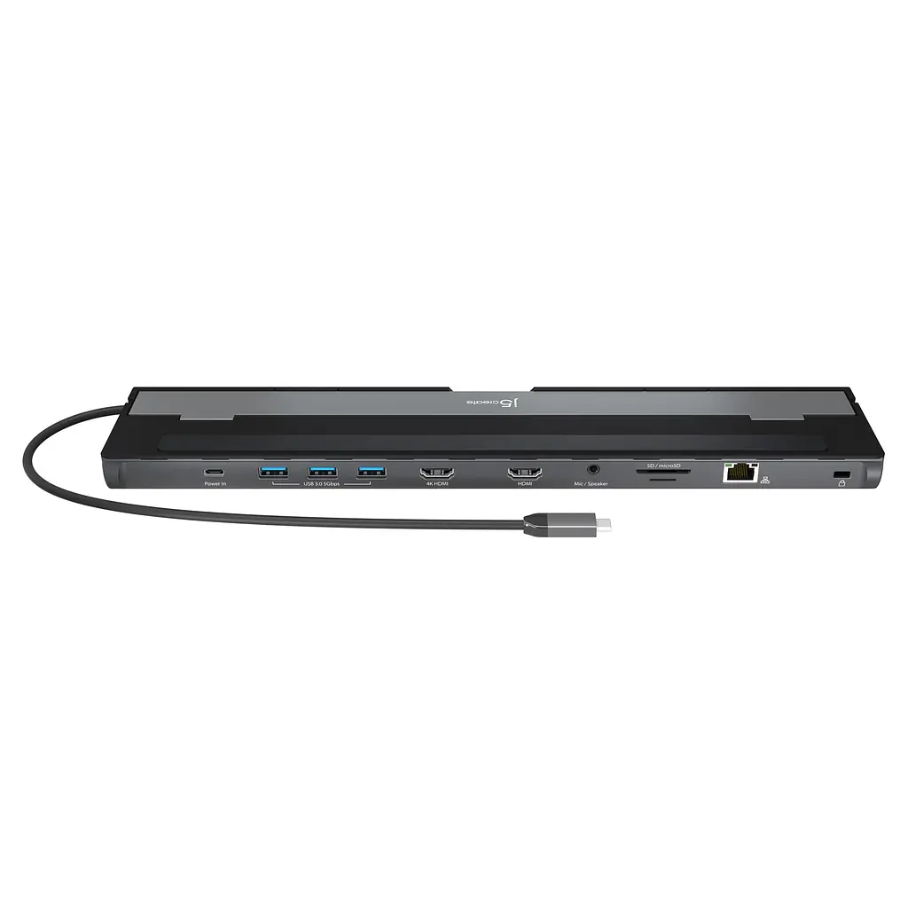 Док-станція J5create USB-C 10-в-1 (JCD542-N) - фото 8