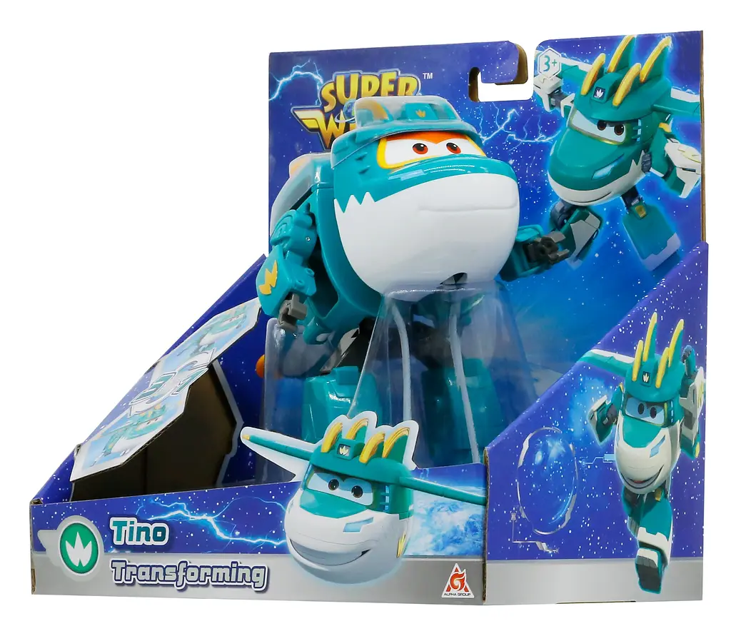 Игровая фигурка-трансформер Transforming Тино Tino Super Wings det0018379 - фото 9