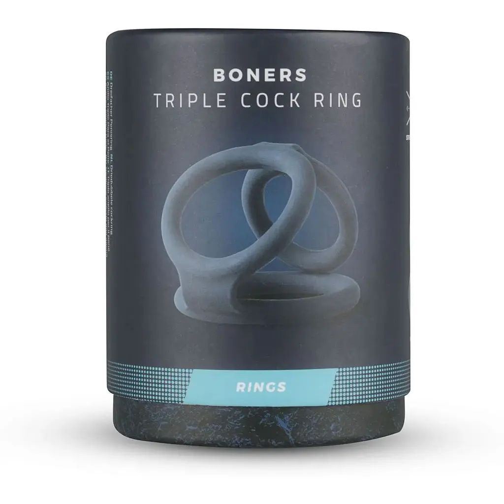 Ерекційне кільце BOners Triple Cock Ring - фото 2