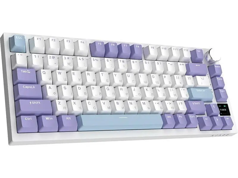 Клавіатура Ajazz AK820 Pro Gift Switch Purple (AK820PRO-G-PWB) - фото 3