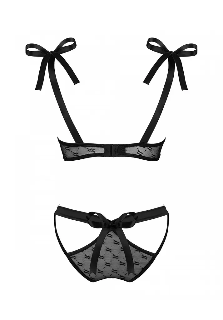 Комплект белья Obsessive Obsessivia L/XL черный - фото 6
