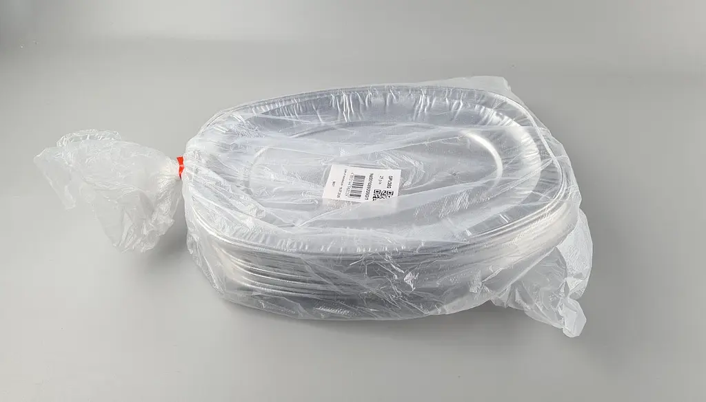 Алюмінієвий піднос, кругла, 800 мл, SPV35G, 25 шт, для запікання, фасування, доставки, кейтерингу та готових страв - фото 3