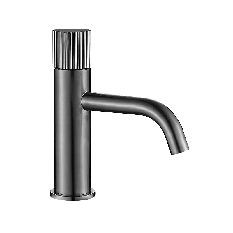 Змішувач для умивальника VBI Milano Tre низький graphite VBI-050100GR-H03GR