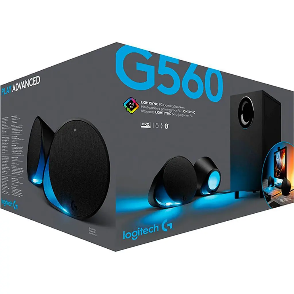 Акустична система Logitech G560 Black (980-001301) [134962] - фото 7