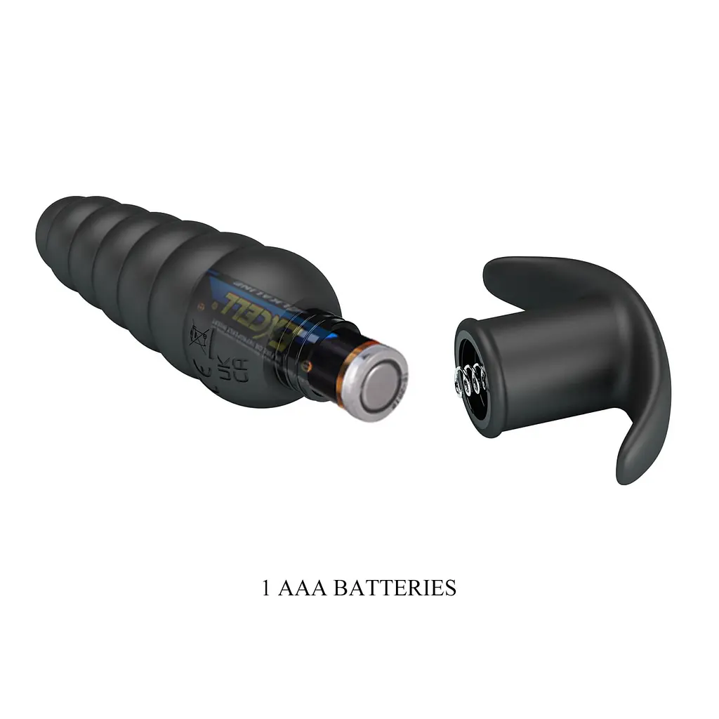 Анальна пробка Pretty Love Aeolis 11 см (чорний) - фото 13