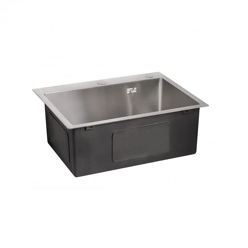 Кухонна мийка Lidz H5045 Brush 3.0/1.0 мм (LIDZH5045BRU3010) - фото 3