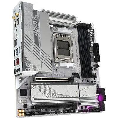 Материнская плата Gigabyte B650M AORUS ELITE AX ICE (B650M A ELITE AX ICE) - фото 2