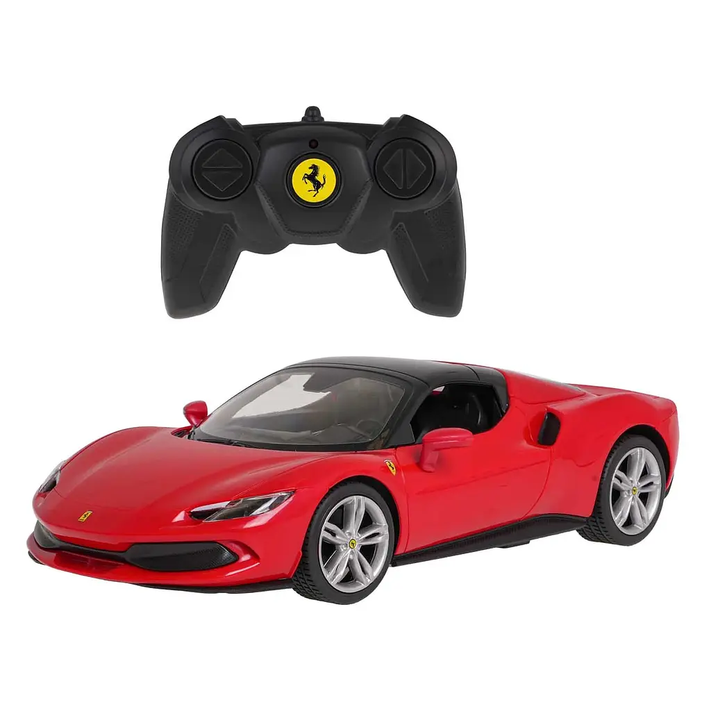 Машинка RASTAR Ferrari 296 GTS R/C 1:16 красная 94600 - фото 2