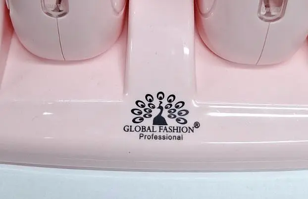 Воскоплав двухкассетный Global Fashion Depilatory Heater 2в1 с подставкой для депиляции волос Персиковый 40 Вт - фото 6