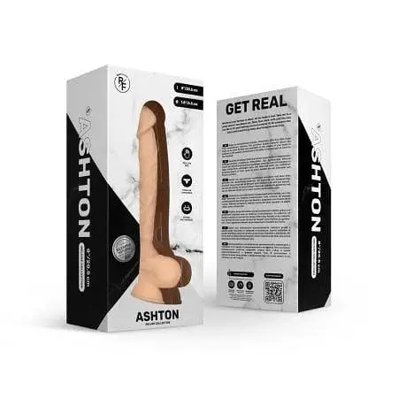 Фалоімітатор Addiction Naked - 9 Thrusting Dildo with Remote - Vanilla Реалістичний з поступальними рухами, 22.8х4.5 см - фото 6