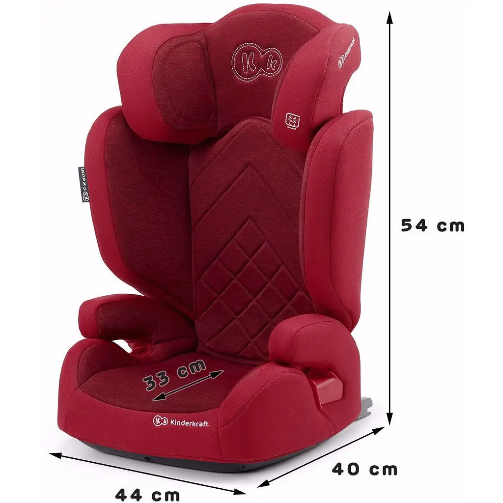 Автокрісло Kinderkraft Xpand 15-36 кг IsoFix Red - фото 6