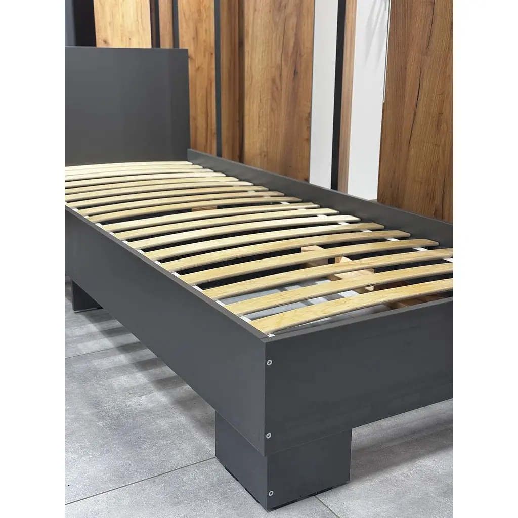 Ліжко Orange-Line Тіна 90 Сірий графіт - фото 5