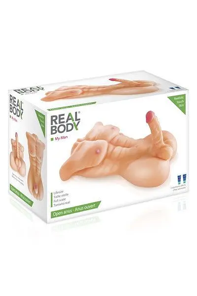 Торс чоловіка Real Body — My Man, пеніс та анус - фото 3