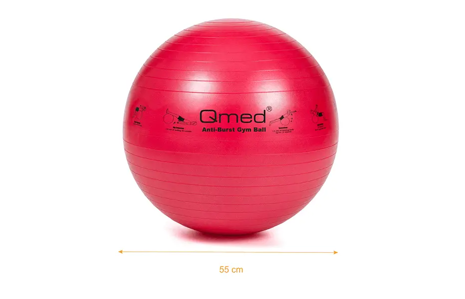 Фітбол - ABS Gym Ball 55 см Qmed fit0025182 - фото 2