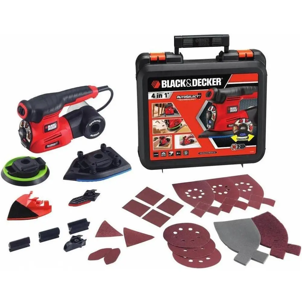 Вібраційна шліфмашина Black+Decker KA280K [119608] - фото 3