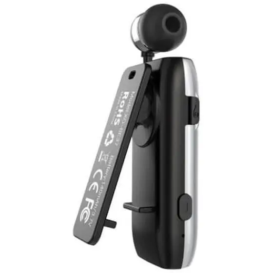 Блютуз гарнітура XO BE37 with digital displey Чорна - фото 2