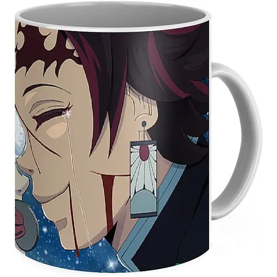 Кухоль GeekLand Demon Slayer Kimetsu no Yaiba Клинок, що розсікає демонів Незуко та Танджиро KY.02.16 330 мл білий - фото 2