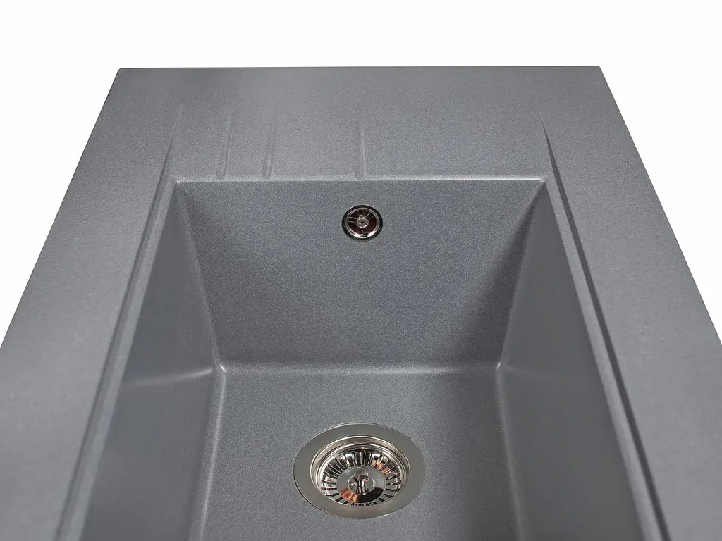 Кухонна мийка гранітна Miraggio Bodrum 650 gray 649x500x220 00206606, Сірий - фото 3