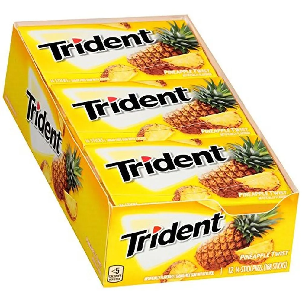 Жуйки Trident pineapple 14 sticks BB (22/08/2026) - фото 2