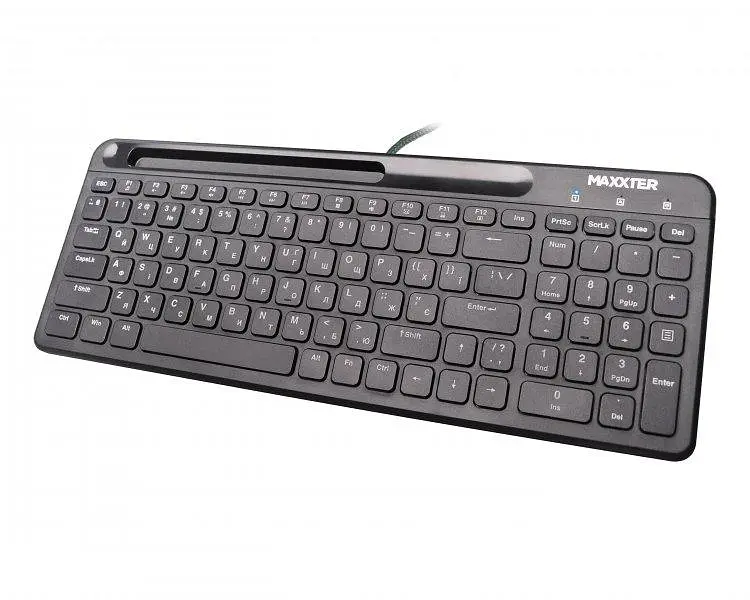 Клавiатура Maxxter KB-01B-UA Чорний - фото 2